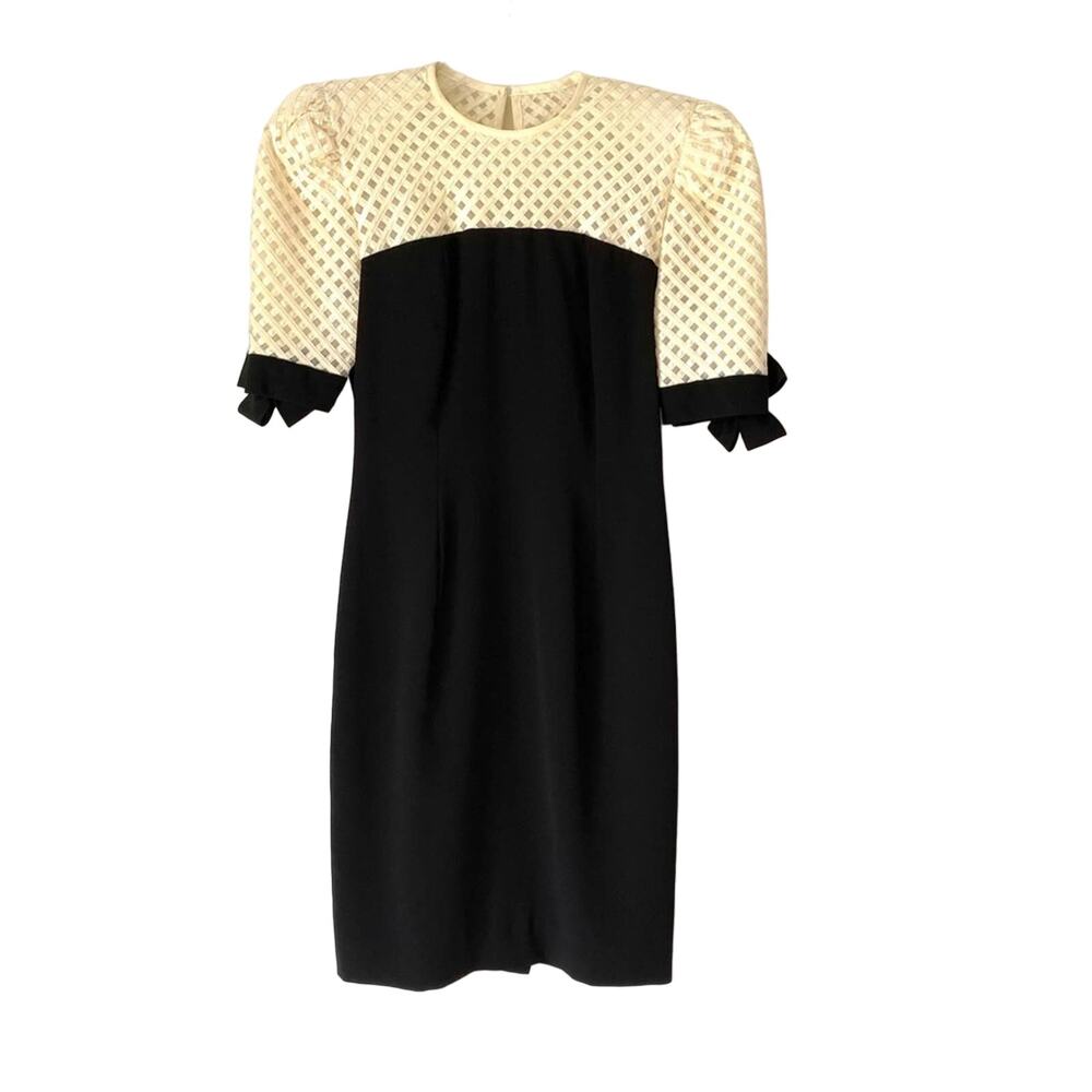 Vintage Karen Lawrence Bow Sleeve Dress 4